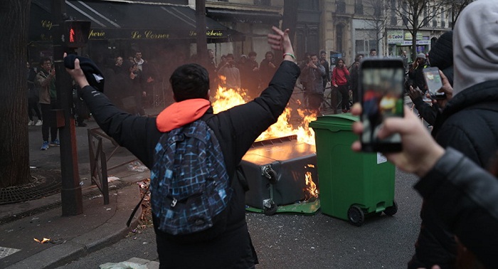 Police detain eight protesters at Paris rallies against law enforcement violence 